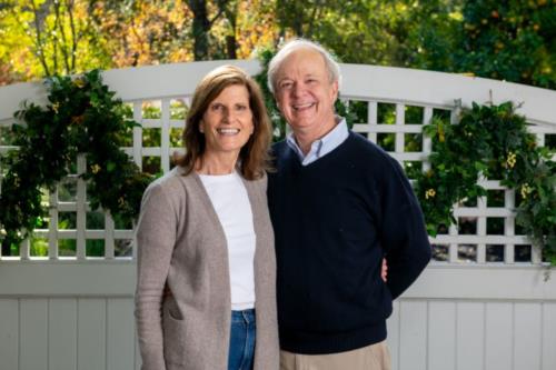 Ann Appert with her husband